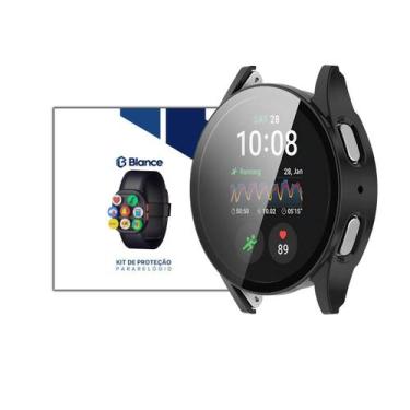 Imagem de Kit Bumper e Película Hydrogel Para Galaxy Watch 7 44mm - Blance