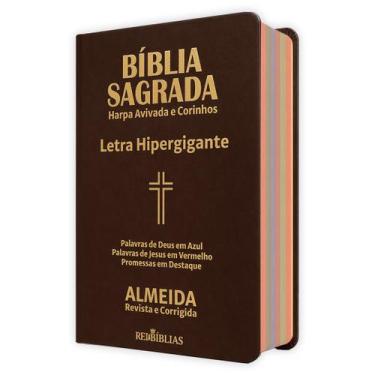 Imagem de Bíblia Sagrada - Letra Hipergigante ARC - João Ferreira - Capa Flexíve