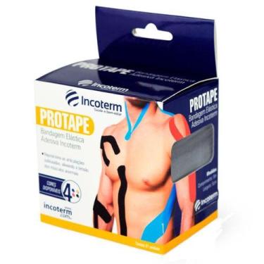 Imagem de Bandagem Elástica Adesiva Incoterm Protape, 5m, Preto - S-BAN-0030.00