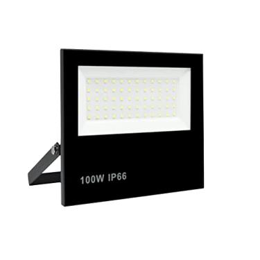 Imagem de Kit 2 Refletor Led Holofote 100w Frio Resistente A Água Ip66