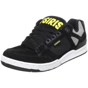 Imagem de Osiris Tênis de skate masculino Devise, Preto/cinza/limão, 7.5