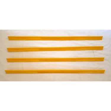 Imagem de Porta Etiqueta Bandeja Gondola Premium LX 92 cm Amarelo