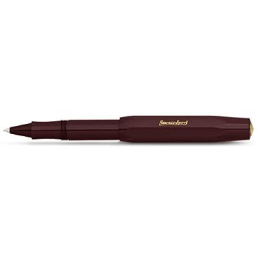 Imagem de Kaweco Caneta esferográfica de gel Bordeaux Classic Sport com refil de caneta esferográfica de 0,7 mm para usuários canhotos e destros em design clássico com bola de cerâmica I rolo de gel 13,5 cm
