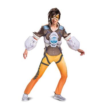 Imagem de Fantasia feminina Tracer Deluxe de Overwatch, Multi, M (8-10)