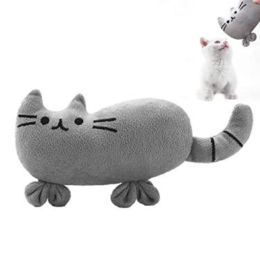 Imagem de 3 Pcs Coelho Kicker Gato Brinquedo | Cat Chew Toy for Cat Shape - Brinquedos para gatos de interior interativos, brinquedos de pelúcia de pelúcia para saúde bucal de gatinhos Chunyue