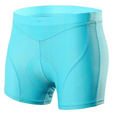 Imagem de Tingpai Mulheres bicicleta underwear 3d acolchoado mtb bicicleta ciclismo ciclismo cueca calções