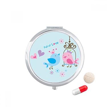 Imagem de Ilustration Caixa de comprimidos para gaiola de pássaros com bolso para remédios