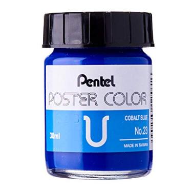 Imagem de Pentel Poster Colour Tinta Guache, Azul Cobalto, 30 ml