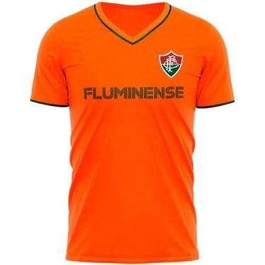 Imagem de Camiseta Licenciada Fluminense Portals Masculina - Laranja - Braziline