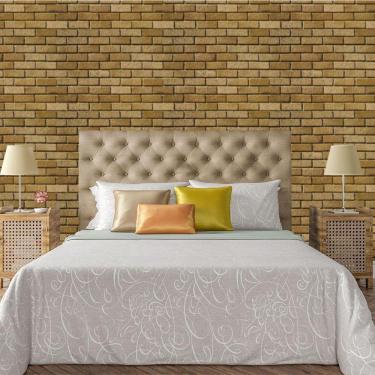 Imagem de Papel De Parede Adesivo Tijolo Lavável Sala Quarto Cozinha 3 Metros