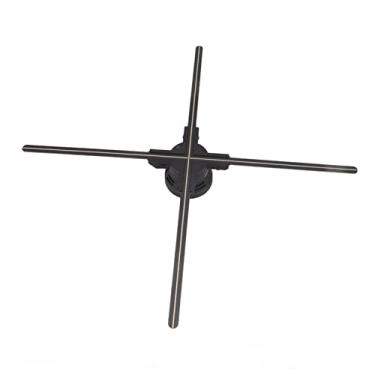 Imagem de Ventilador de Holograma 3d, Display Grande de 100cm, 100-240v, Exibição de Publicidade Holográfica, Contas de Lâmpada Led de Controle Remoto para Lojas (Plugue dos EUA)