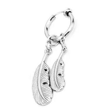 Imagem de Brinco Masculino Penas Apache de Pressão - 1 Peça