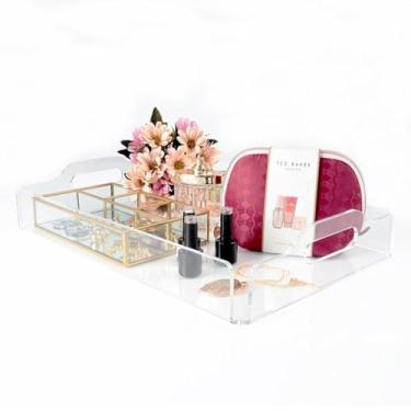 Imagem de Bandeja em Acrílico para Cosméticos e Maquiagem