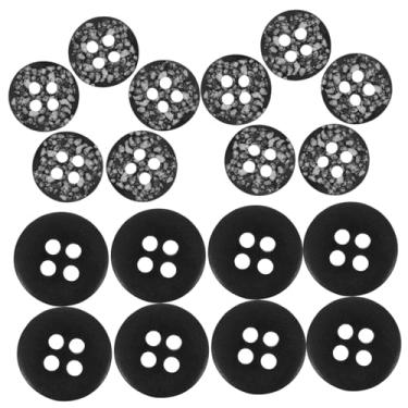 Imagem de CIMAXIC 100 Peças Botões Rock Falso Botões Simples Botões Roupas DIY Botões Redondos Botões Roupas Decorativas Botões Costura DIY Botões Artesanato Botões Casaco