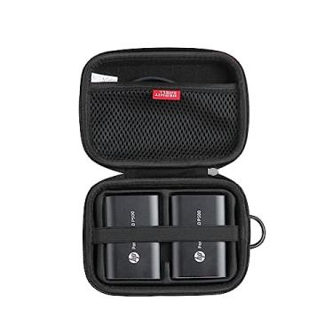 Imagem de Hermitshell Capa rígida de viagem para HP P500 SSD portátil 500 GB disco rígido externo de estado sólido (capa para 2 discos rígidos)