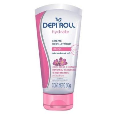Imagem de Creme Depilatório para o Buço DepiRoll - Hydrate Floral 50g-Feminino