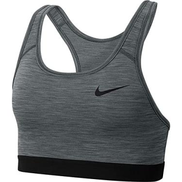 Imagem de Nike Sutiã esportivo feminino de suporte médio sem enchimento com faixa