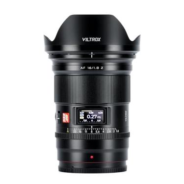 Imagem de VILTROX Lente de quadro completo AF 16 mm f/1.8 Z, lente de foco automático compatível com câmeras sem espelho Nikon Z-Mount Z9 Z8 Z7II Z7 Z6II Z6 Z5 Zf Z50 Zfc Z30