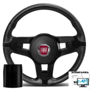Imagem de Volante Esportivo Uno 95-01 Elba 95-96 Fiorino 95-01 Buzina Central Mu