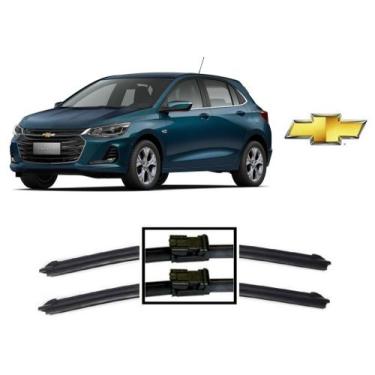 Imagem de Par De Palhetas Limpador de Parabrisa Dianteiro Chevrolet Onix ano 202