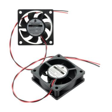 Imagem de Microventilador Cooler Ventoinha 60x60x20 12 Volts Original - 5+, RPM 