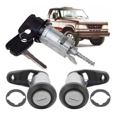 Imagem de Kit Cilindro Miolo Porta Chevrolet D20 D40 Pick'up 1985 a 1996   - SHA