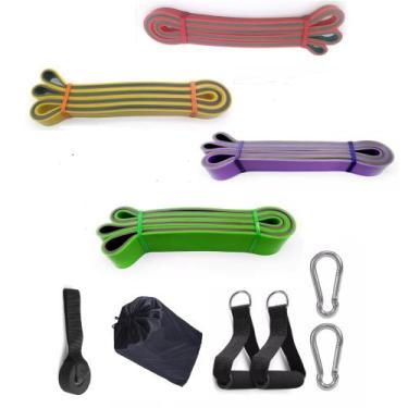 Imagem de Kit 4 Bands Leve, Média, Forte E Extra Forte - TLG