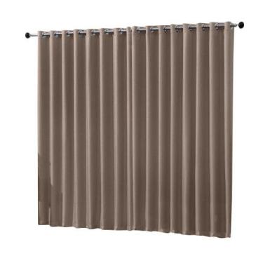 Imagem de Cortina Varão Simples Blackout Tecido Sala Quarto 6 Metros - Beatriz E