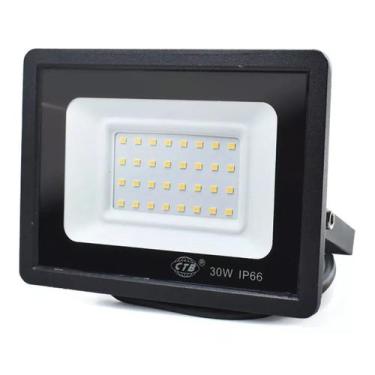 Imagem de Refletor Led 30w Prova Dágua Ip66 Holofote Branco Frio - Lt Leds
