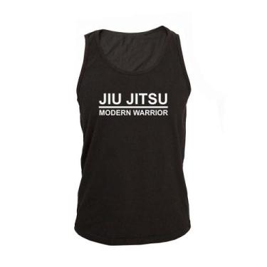Imagem de Regata Masculina Algodão Jiu Jitsu Modern Verão Moderna - Ragor, M, Pr