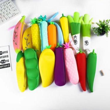 Imagem de Estojo Escolar De Silicone Frutas/legumes/pet - oem