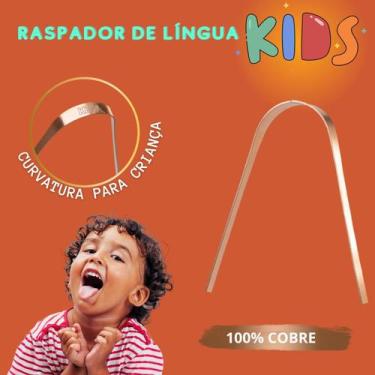 Imagem de Raspador Cobre Limpador Lingua kids - INFANTIL para Crianças - YASHOP