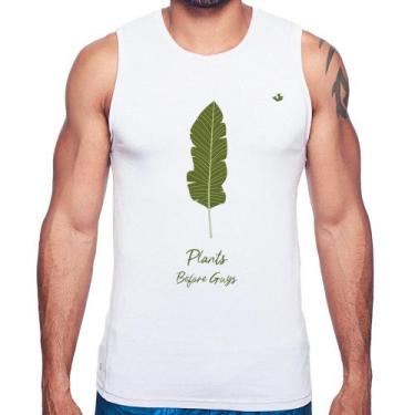Imagem de Regata Plants Before Guys - Foca na Moda, Branco, G
