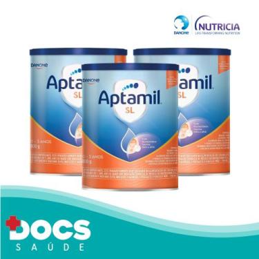 Imagem de Fórmula Infantil Aptamil SL 800gr Danone KIT 03 unidades