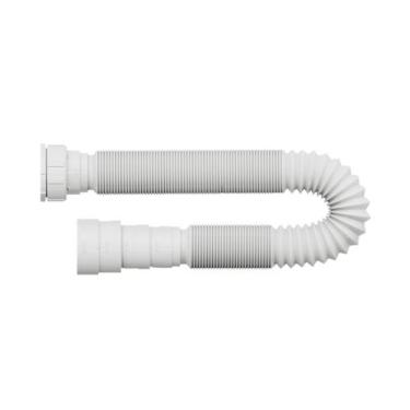 Imagem de Sifão Universal Longo 1,1m Branco Tanque Pia Lavatório Cuba - Blukit