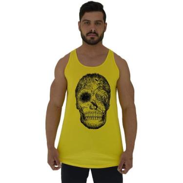 Imagem de Regata Longline Estampada Masculina MXD Conceito Florest Skull, Mascul