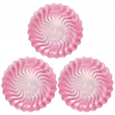 Imagem de YUHANOER Pratos de jantar de vidro de 21 cm, pratos redondos coloridos, pratos de salada, resistentes a lascas e arranhões, seguro para micro-ondas e lava-louças