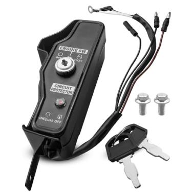 Imagem de Caixa de controle de interruptor de ignição adequada para Harbor Freight Predator 13HP 420cc 60340 60349 69736 motor com 2 chaves para geradores de equipamentos de energia, bombas de água,