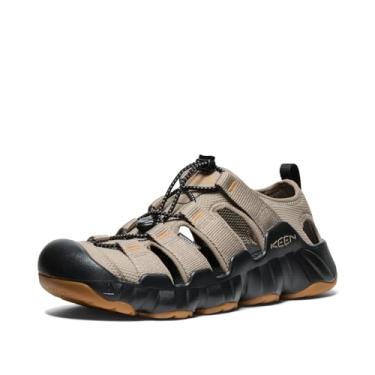 Imagem de KEEN Sandália masculina Hyperport H2 respirável e confortável para caminhadas e água, Malhado/preto, 41