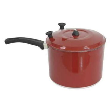 Imagem de Pipoqueira De Alumínio Vermelha 4,5L - Código Pl0092