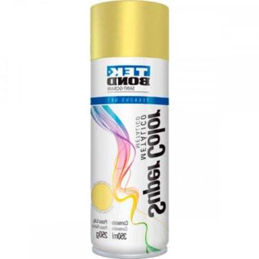 Imagem de Tinta spray ouro metalico 350ml - TEK BOND