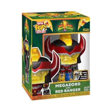 Imagem de Funko Bitty Bots: Power Rangers - Megazord with Red Ranger - Bitty Pop - Power Rangers TV - 0.9 inch & 4.85 inch - Collectable - Gift Idea - Display Stand