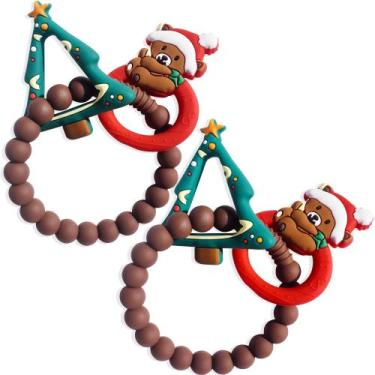 Imagem de Brinquedo de Dentição de Silicone Leziazany - Natal