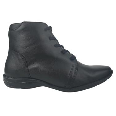 Imagem de Bota Feminina Rasteira Chuy Couro Legítimo (Preto, BR, Adulto, Numérico, 36)