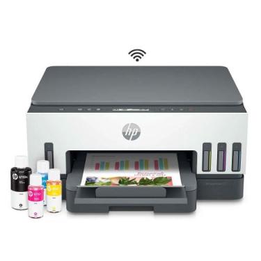 Imagem de Impressora Multifuncional hp Smart Tank 724 Tanque de Tinta Colorida Scanner Duplex Wi-fi USB Bluetooth 2G9Q2A