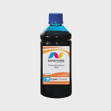 Imagem de Tinta Tankfull Para Impressora Epson Bulk Ink T673220-AL L800 Ciano Corante de 500ml