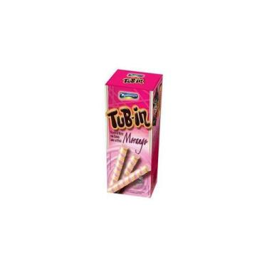 Imagem de Biscoito Rolinho Tub-In Wafer Morango 48 g