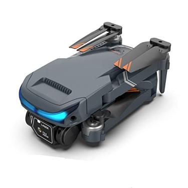 Imagem de LIZHOUMIL Drone Xt9 com câmera dupla 4K HD, modo de retenção de altitude, drone RC dobrável, quadricóptero RTF (local de fluxo óptico) cinza escuro 4K antena 3 baterias
