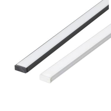 Imagem de Kit 3 Perfil de Led Reforçado Sobrepor 17x7mm 1m Fita Led - Pasilux, P