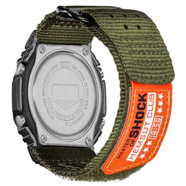 Imagem de Pulseira de relógio de substituição para Casio G-Shock GM-2100B, GD-100/110/120/350, GW-S5600/5600/B5600/M5600, pulseira Casio respirável de nylon de 16 mm